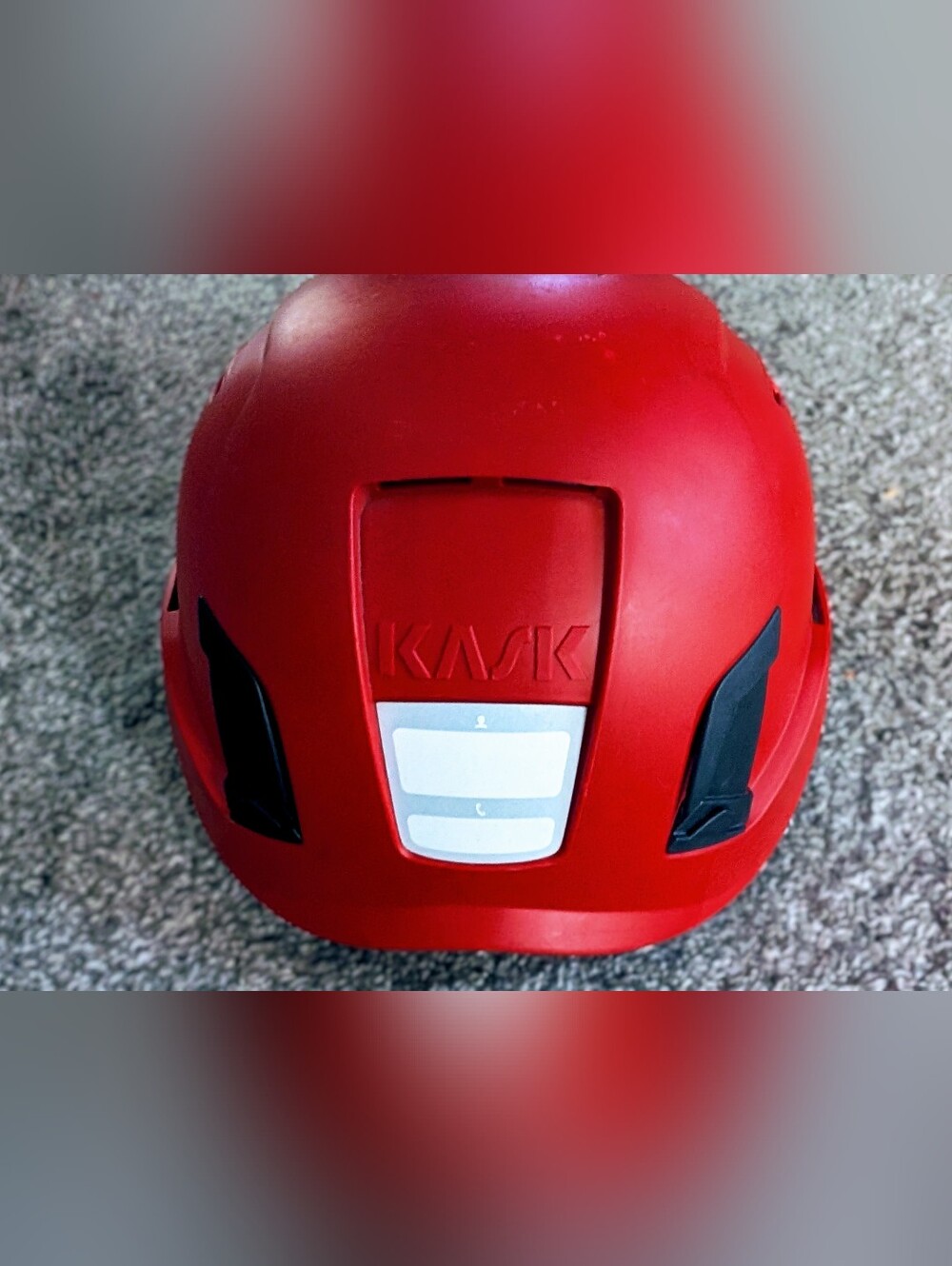 KASK Superplasma HD Vented Safety Helmet Hard Hat Red